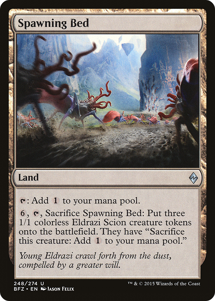 Magic: The Gathering - Spawning Bed Foil - Battle for Zendikar