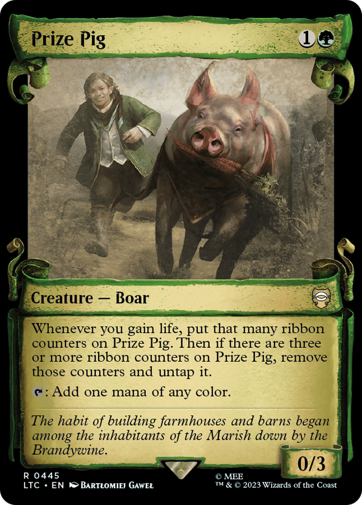 Magic: The Gathering - Prize Pig Foil - Tales of Middle-earth Commander