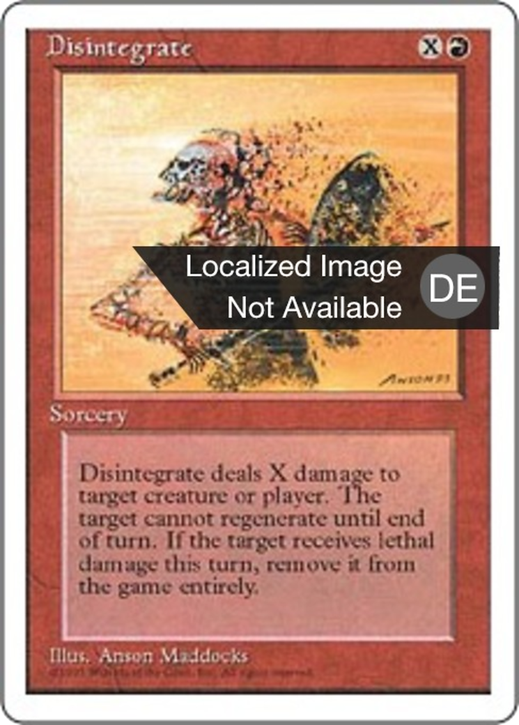 Magic: The Gathering - Zersetzung - Fourth Edition