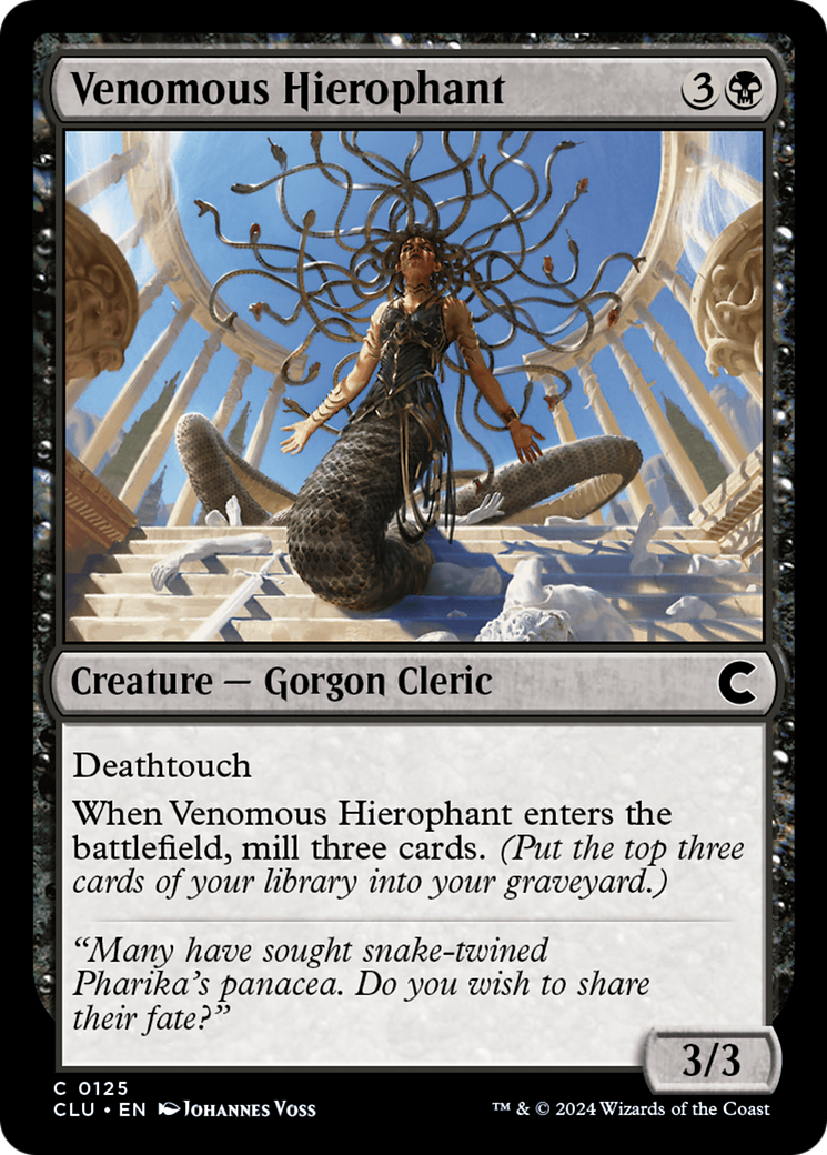 Magic: The Gathering - Venomous Hierophant - Ravnica: Clue Edition