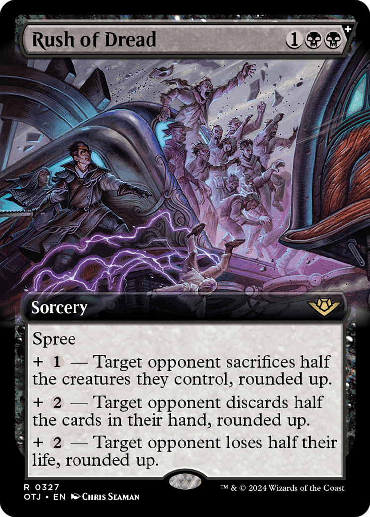 Magic: The Gathering - Rush of Dread Foil - Outlaws of Thunder Junction