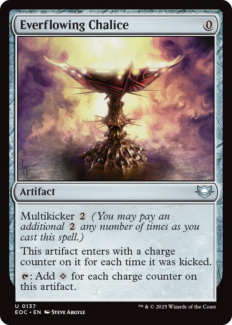 Magic: The Gathering - Everflowing Chalice - Edge of Eternities Commander