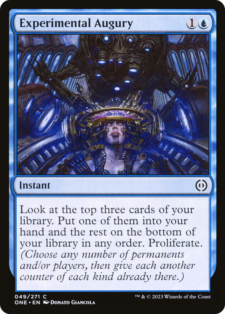 Magic: The Gathering - Experimental Augury - Phyrexia: All Will Be One