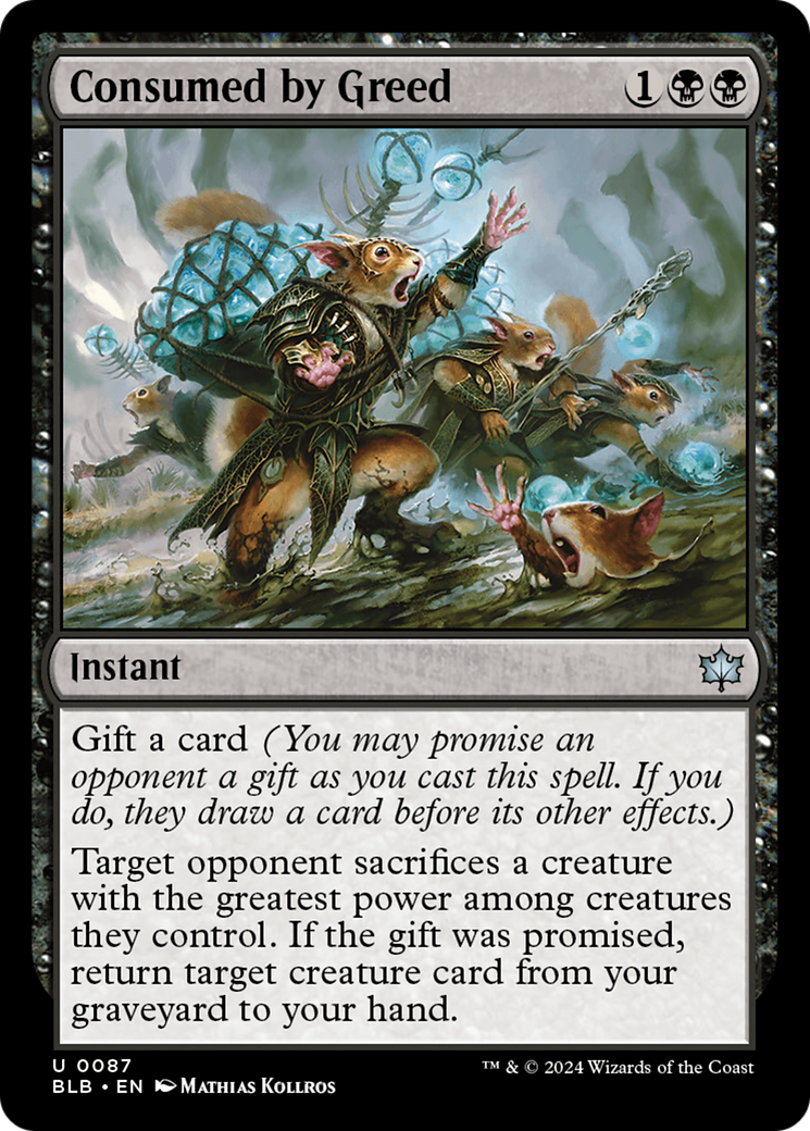 Magic: The Gathering - Consumed by Greed Foil - Bloomburrow