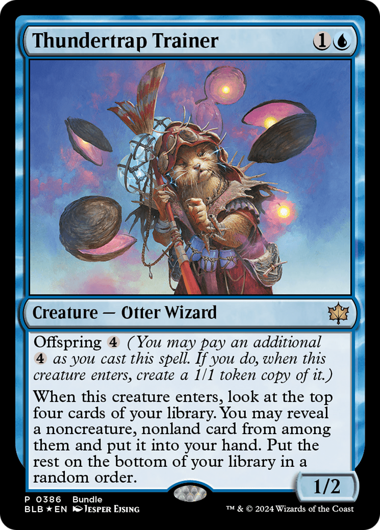 Magic: The Gathering - Thundertrap Trainer Foil - Bloomburrow