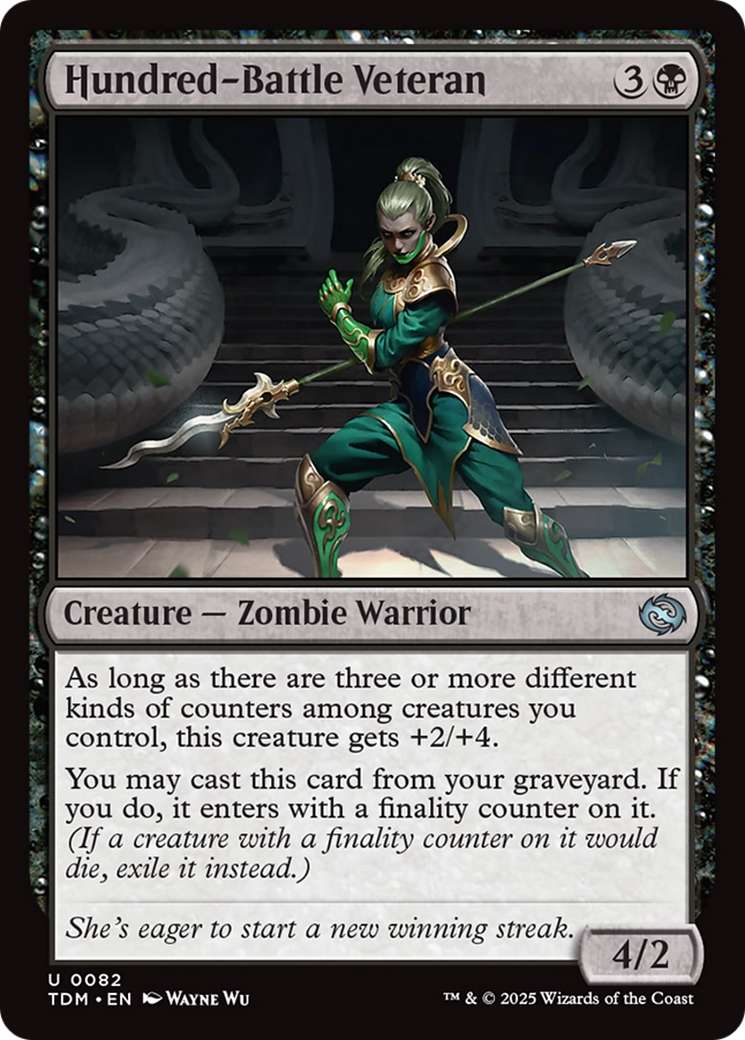 Magic: The Gathering - Hundred-Battle Veteran Foil - Tarkir: Dragonstorm