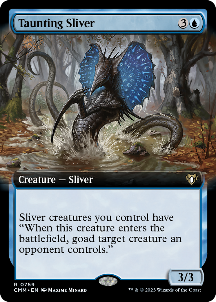 Magic: The Gathering - Taunting Sliver - Commander Masters