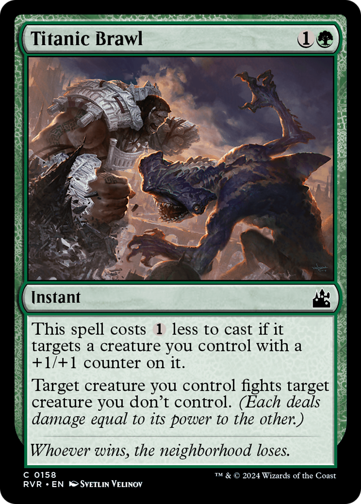 Magic: The Gathering - Titanic Brawl Foil - Ravnica Remastered