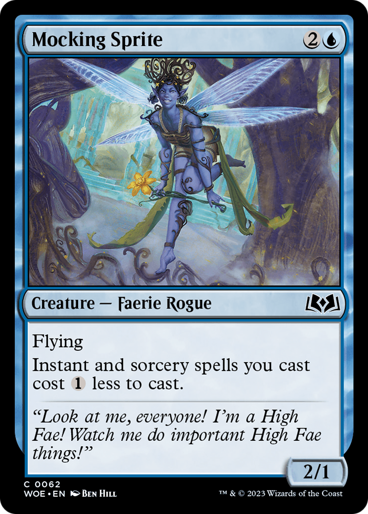 Magic: The Gathering - Mocking Sprite - Wilds of Eldraine