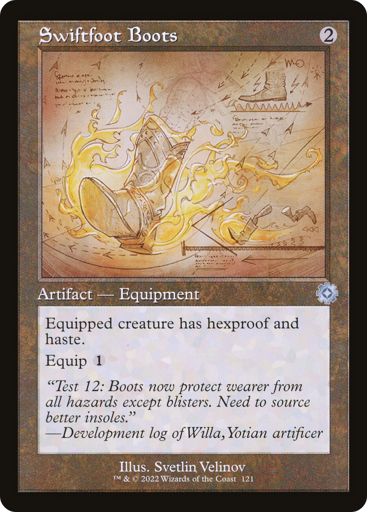 Magic: The Gathering - Swiftfoot Boots - The Brothers' War Retro Artifacts