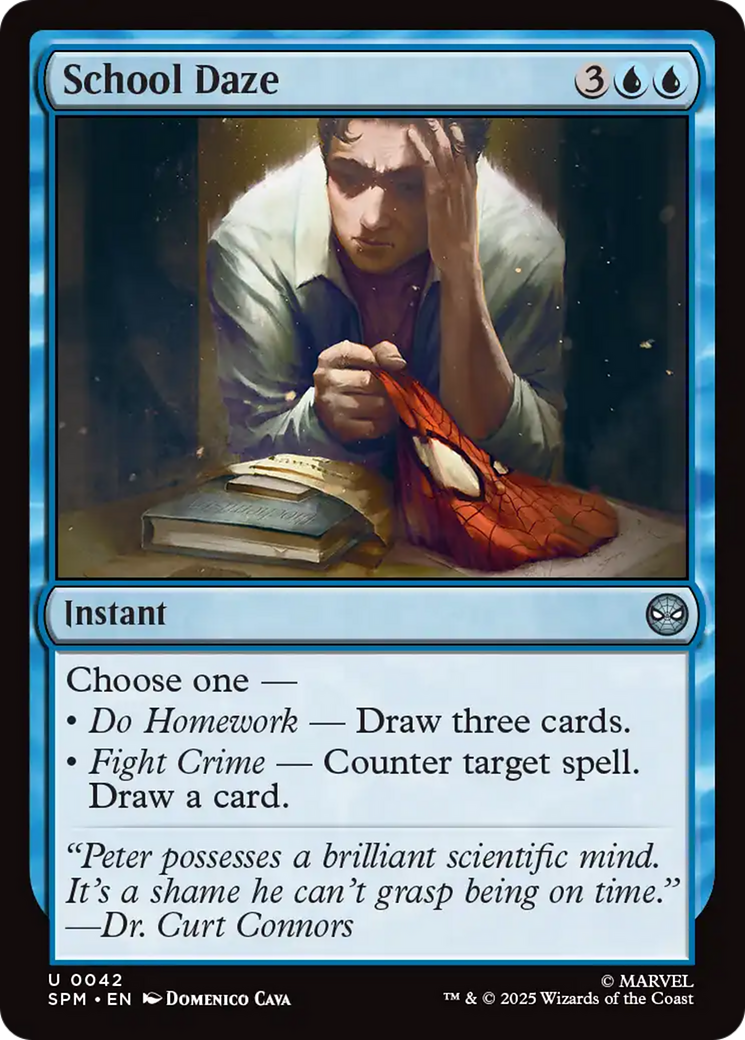 Magic: The Gathering - School Daze Foil - Marvel's Spider-Man