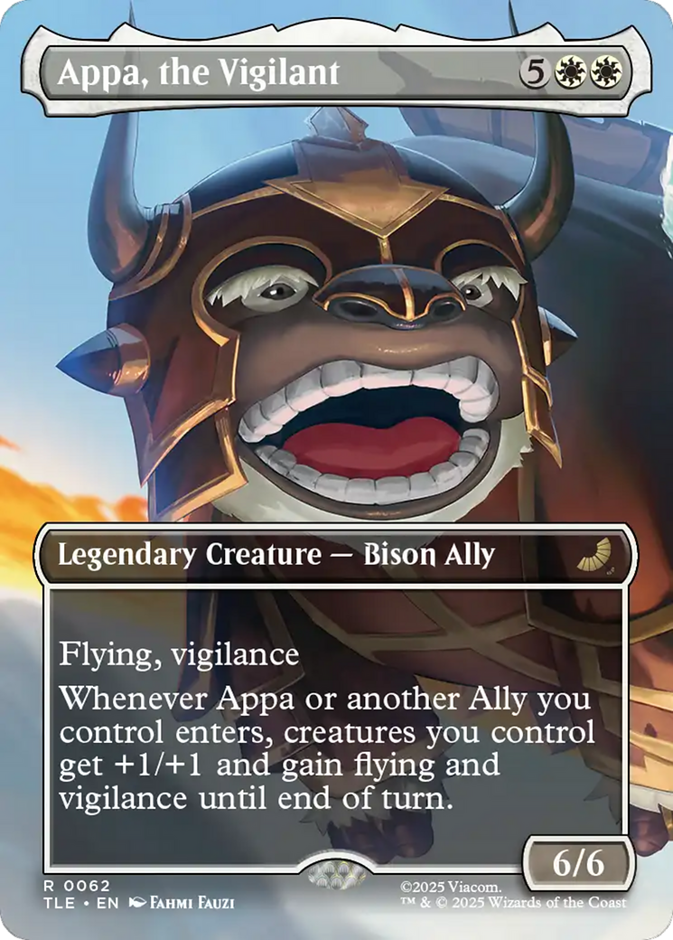 Magic: The Gathering - Appa, the Vigilant Foil - Avatar: The Last Airbender Eternal