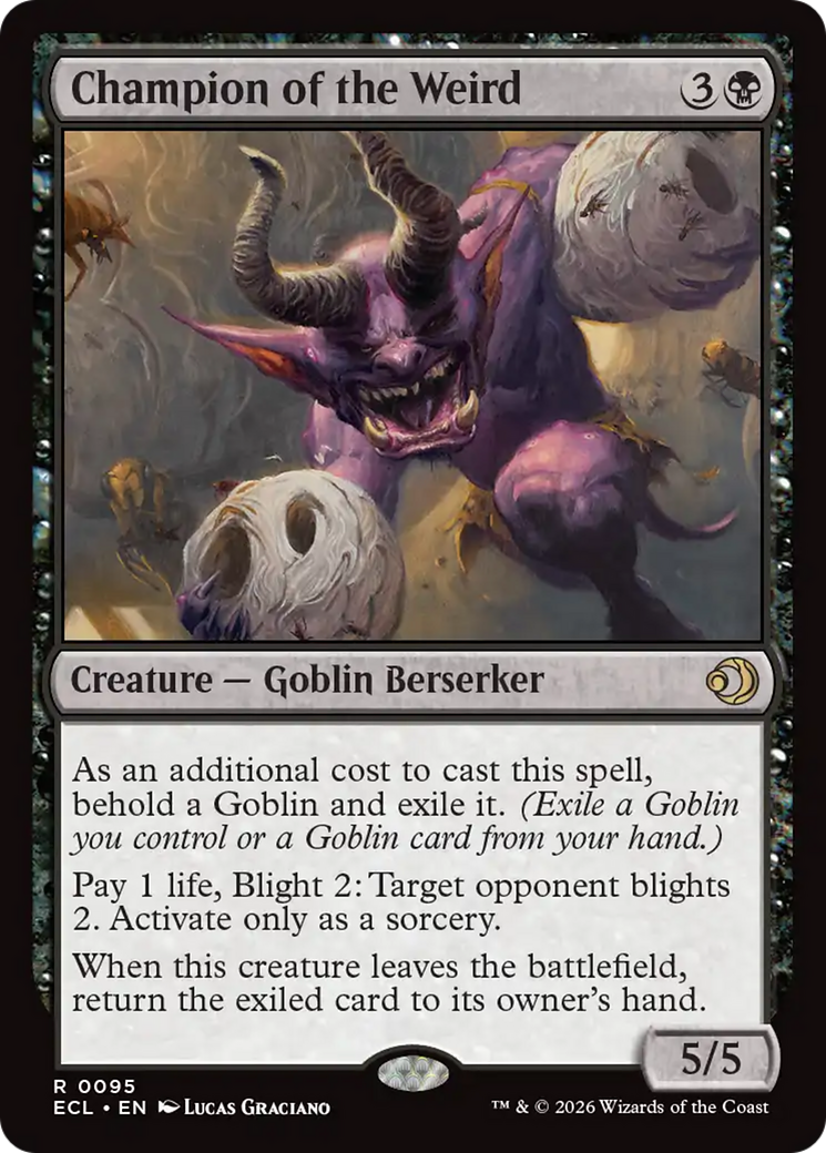 Magic: The Gathering - Champion of the Weird - Lorwyn Eclipsed