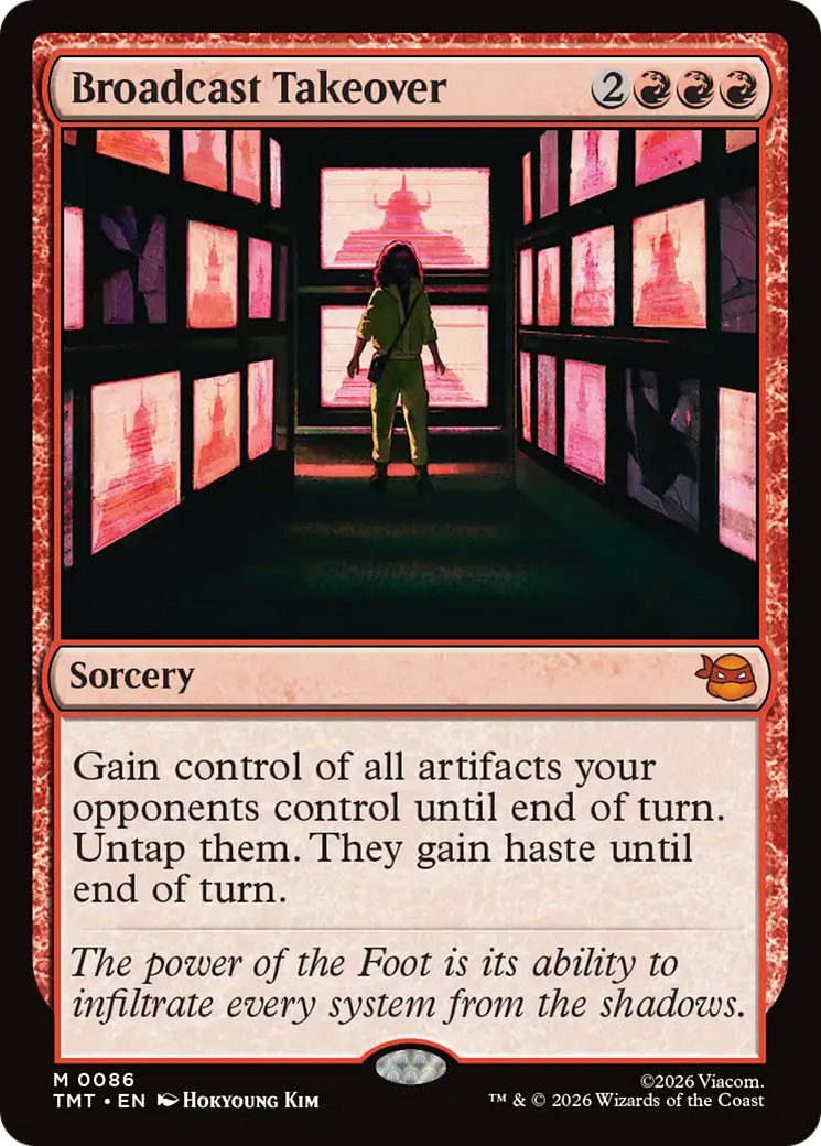Magic: The Gathering - Broadcast Takeover - Teenage Mutant Ninja Turtles