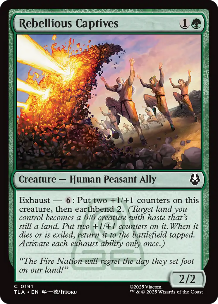 Magic: The Gathering - Rebellious Captives Foil - Avatar: The Last Airbender