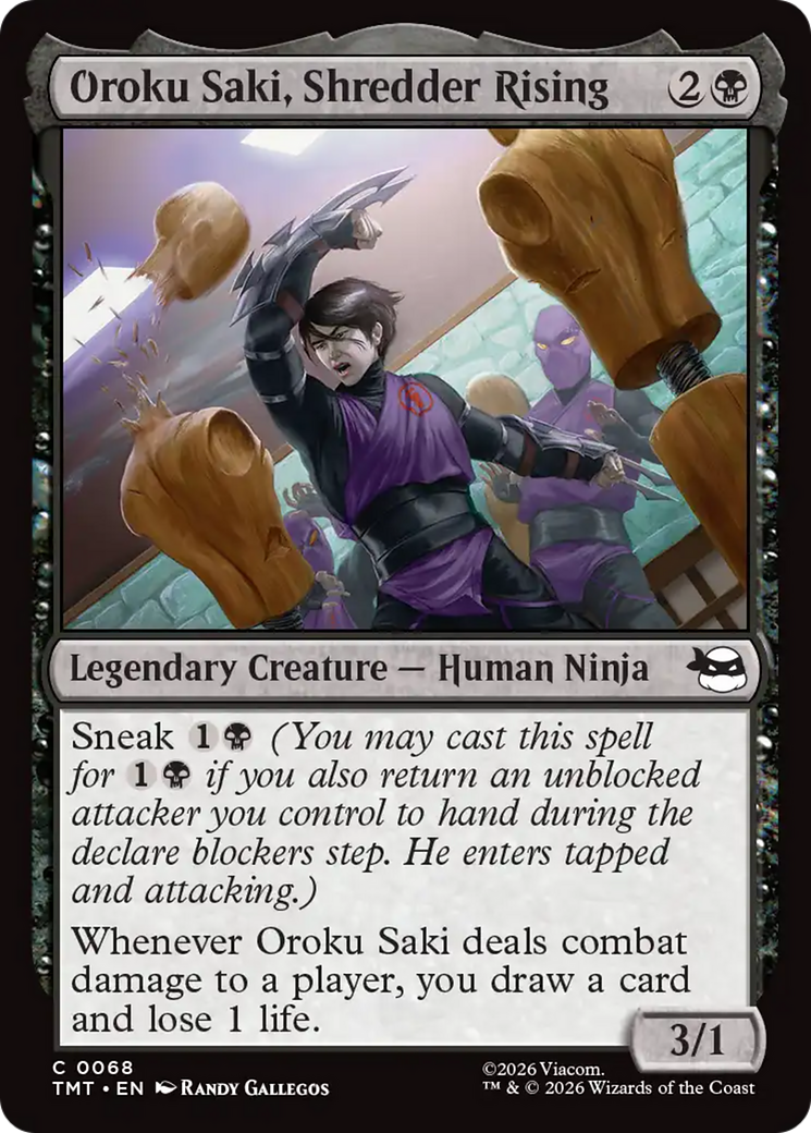 Magic: The Gathering - Oroku Saki, Shredder Rising Foil - Teenage Mutant Ninja Turtles