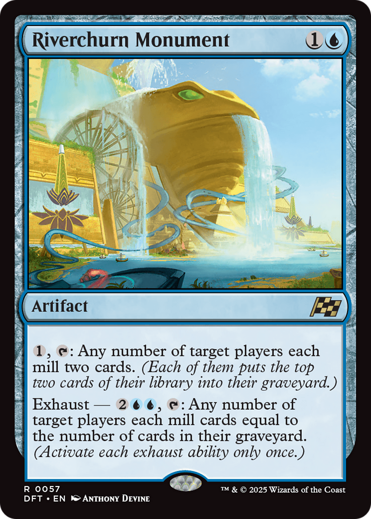 Magic: The Gathering - Riverchurn Monument Foil - Aetherdrift