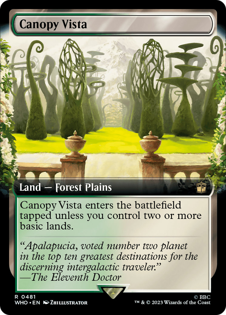 Magic: The Gathering - Canopy Vista Foil - Doctor Who