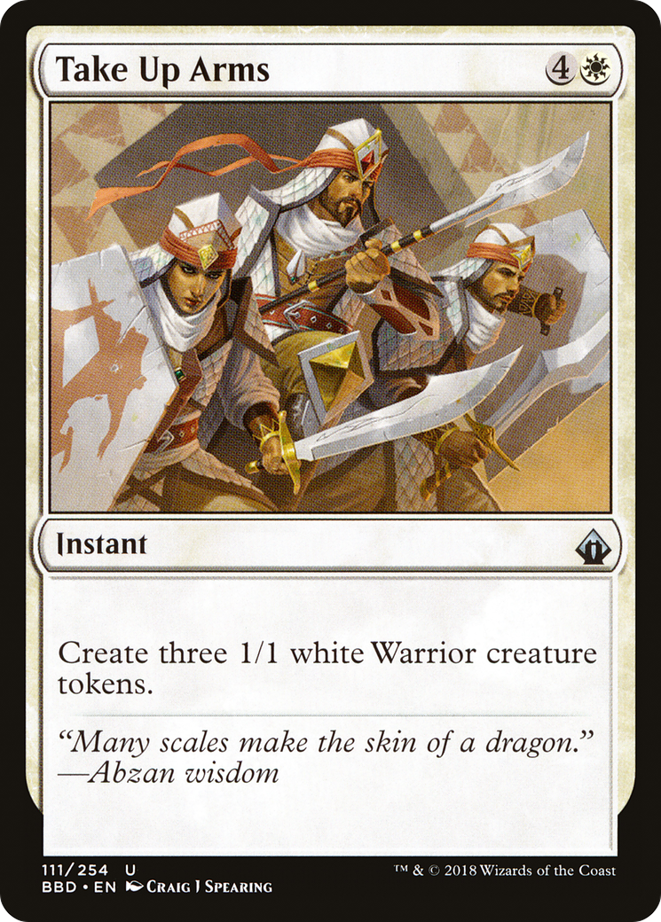 Magic: The Gathering - Take Up Arms Foil - Battlebond