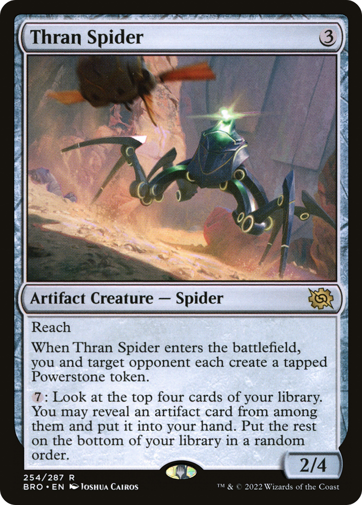 Magic: The Gathering - Thran Spider Foil - The Brothers' War