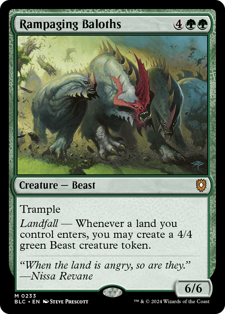 Magic: The Gathering - Rampaging Baloths - Bloomburrow Commander