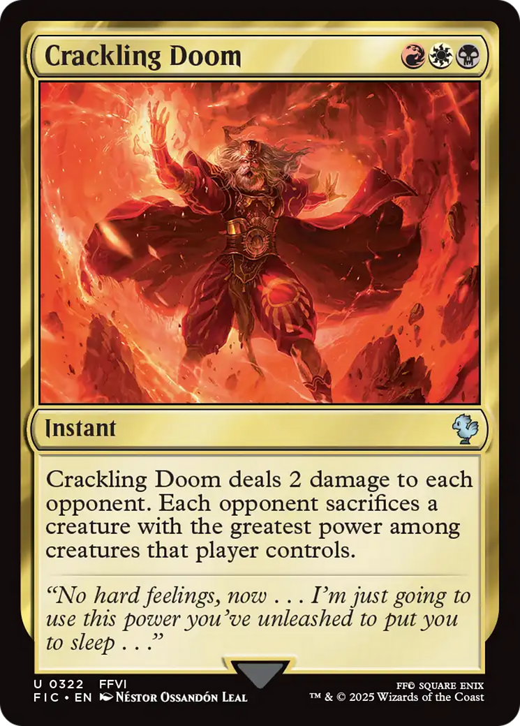 Magic: The Gathering - Crackling Doom - Final Fantasy Commander