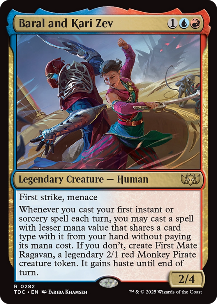 Magic: The Gathering - Baral and Kari Zev - Tarkir: Dragonstorm Commander