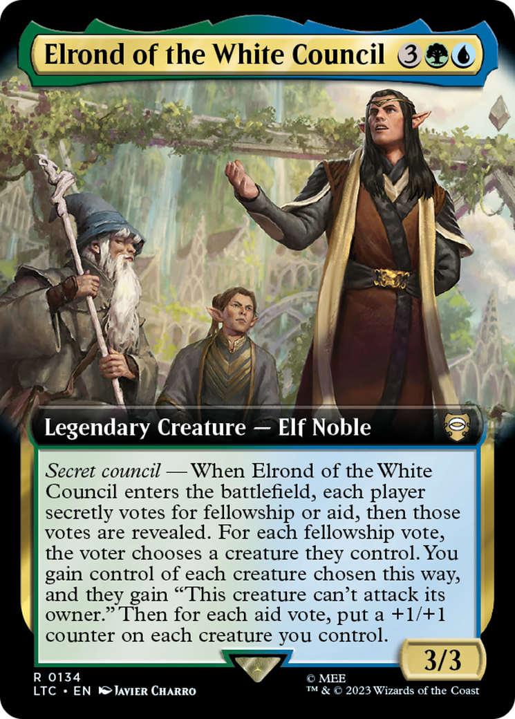 Magic: The Gathering - Elrond of the White Council - Tales of Middle-earth Commander