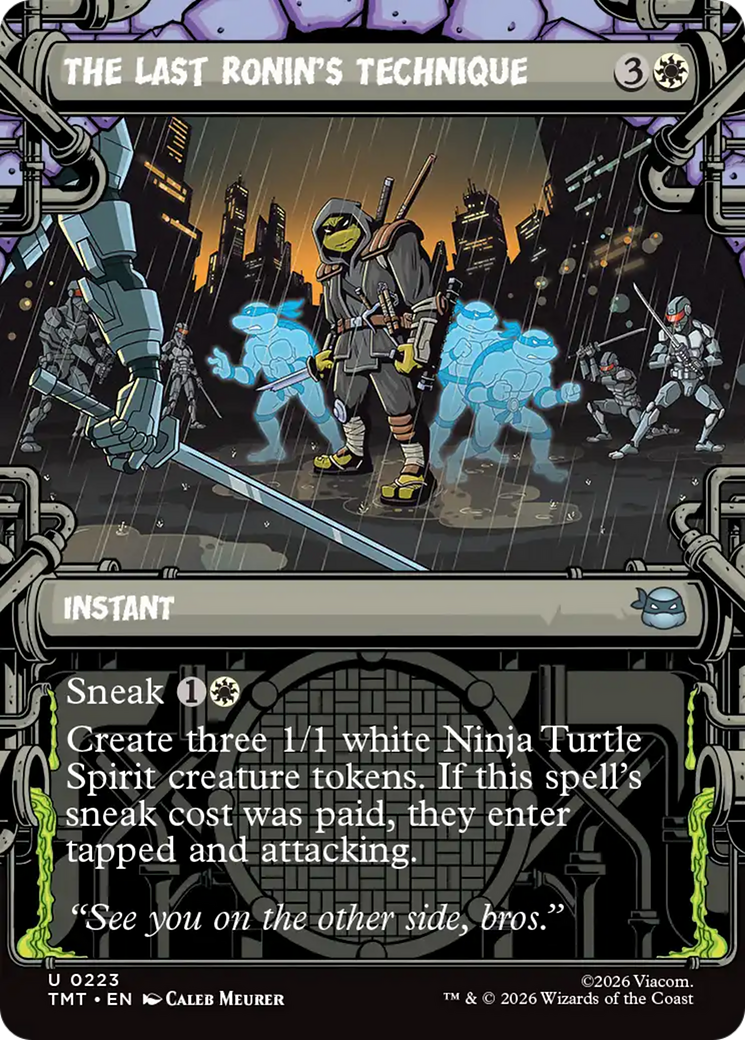 Magic: The Gathering - The Last Ronin's Technique - Teenage Mutant Ninja Turtles