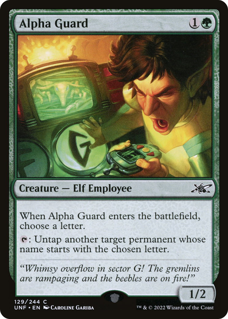 Magic: The Gathering - Alpha Guard - Unfinity