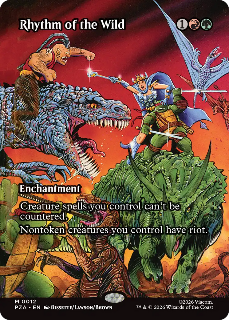 Magic: The Gathering - Rhythm of the Wild Foil - Teenage Mutant Ninja Turtles Source Material