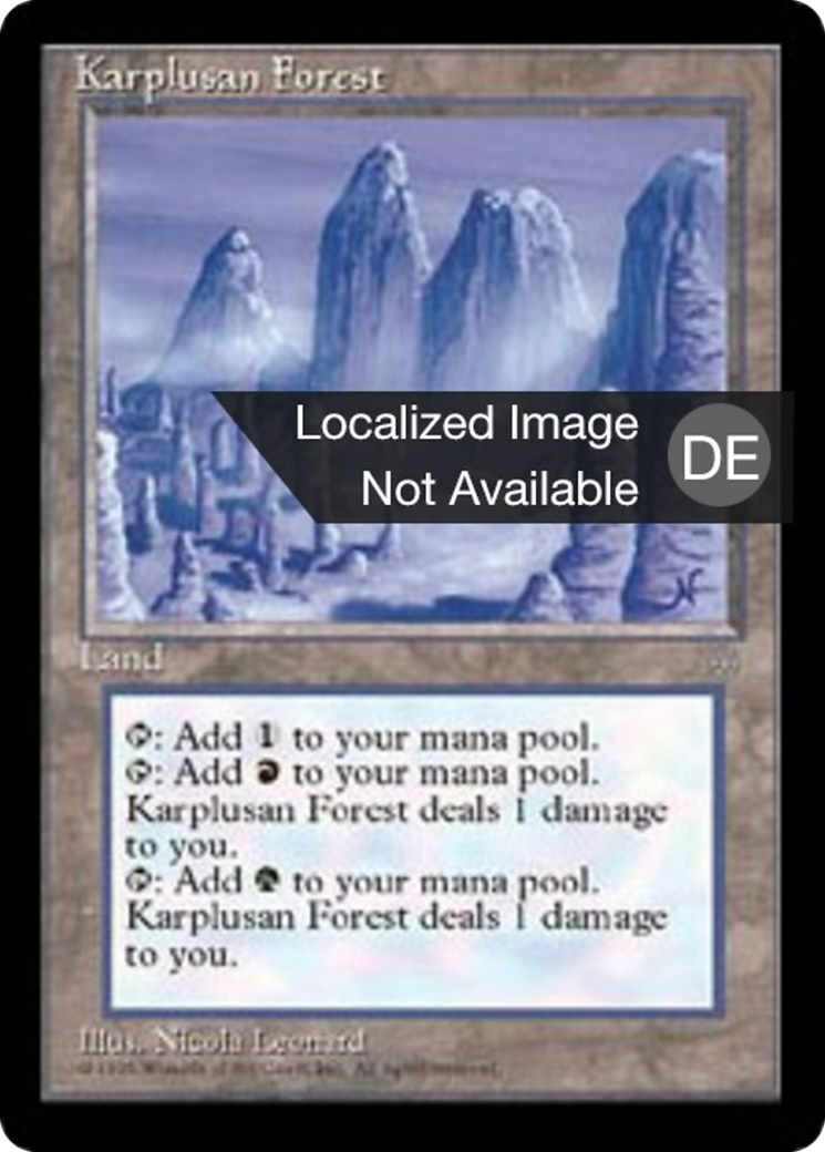 Magic: The Gathering - Karplusanischer Wald - Ice Age