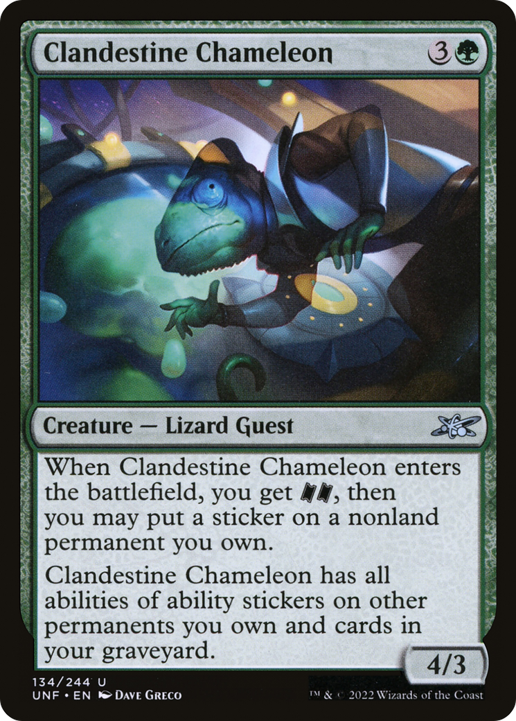 Magic: The Gathering - Clandestine Chameleon - Unfinity