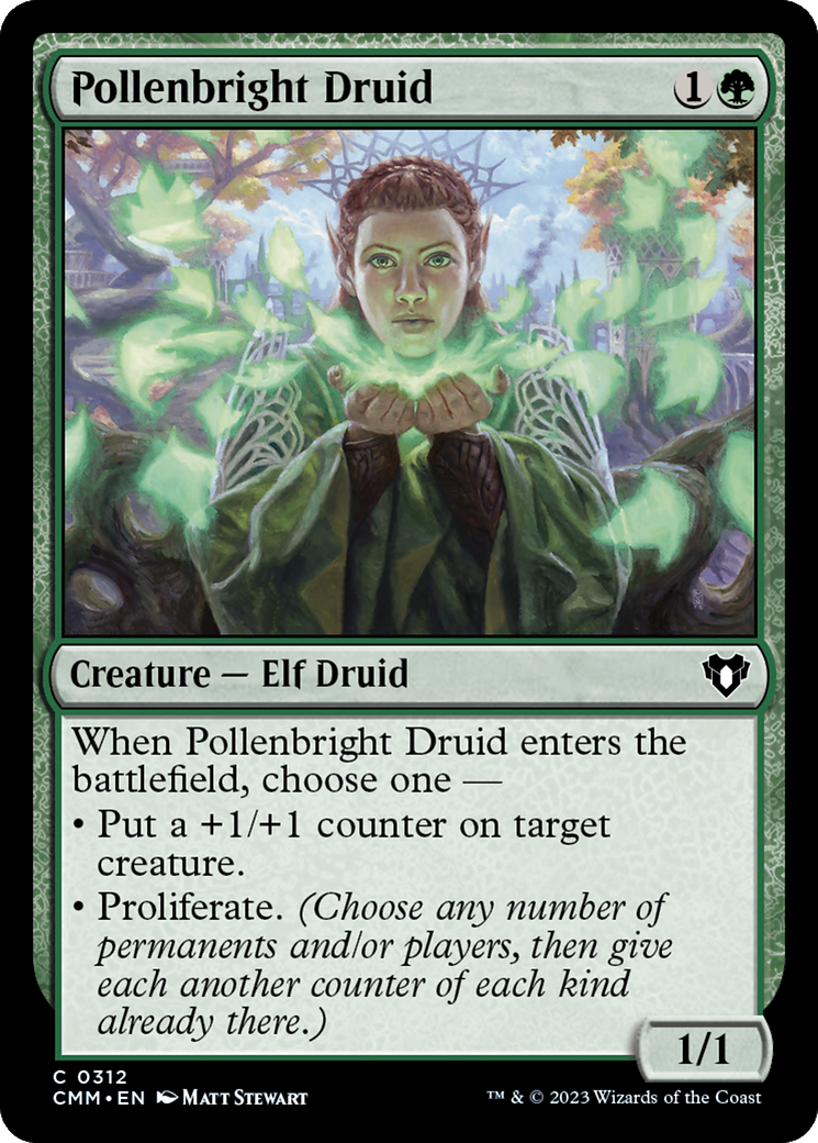 Magic: The Gathering - Pollenbright Druid Foil - Commander Masters