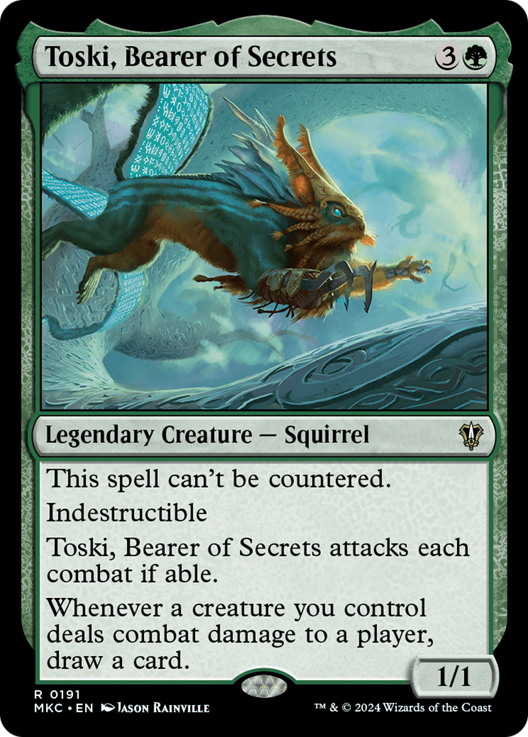 Magic: The Gathering - Toski, Bearer of Secrets - Murders at Karlov Manor Commander