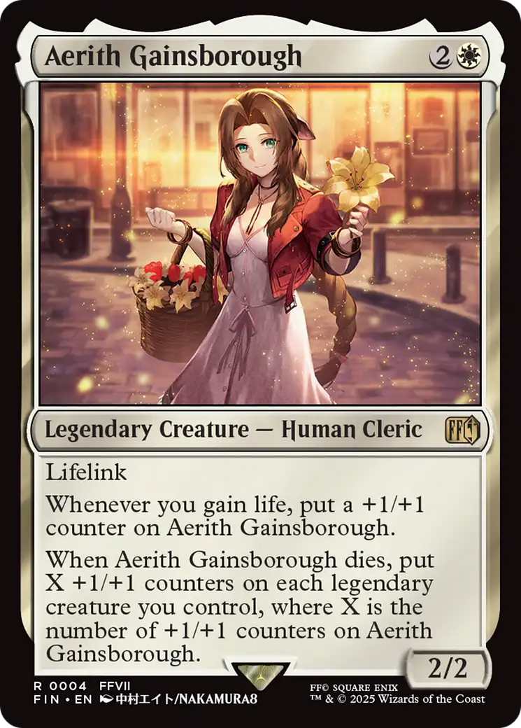 Magic: The Gathering - Aerith Gainsborough Foil - Final Fantasy
