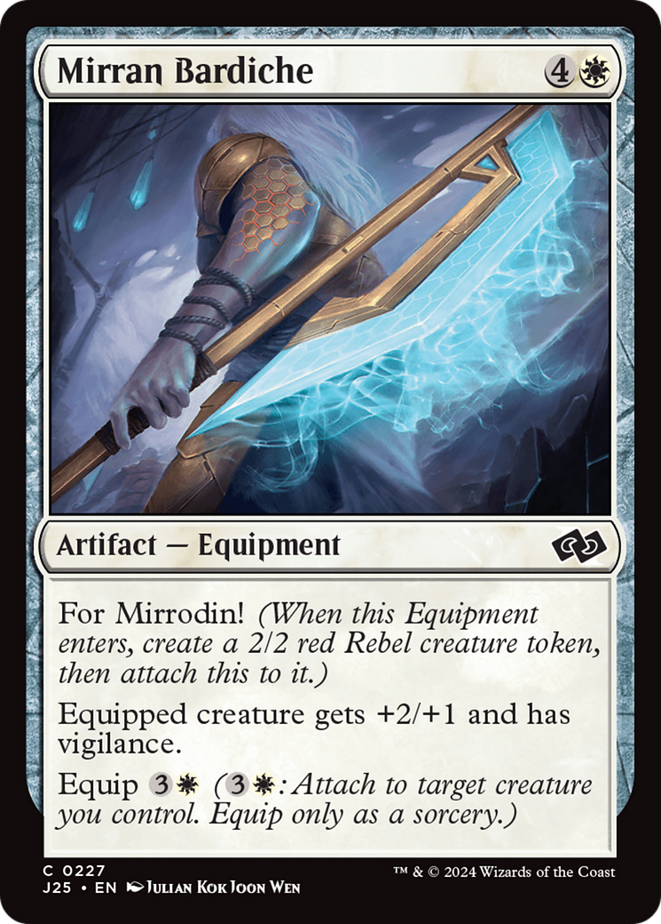 Magic: The Gathering - Mirran Bardiche - Foundations Jumpstart