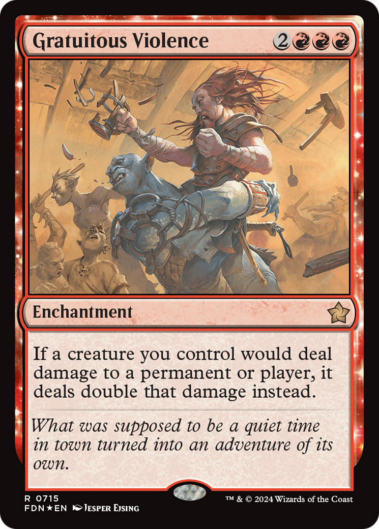 Magic: The Gathering - Gratuitous Violence Foil - Foundations