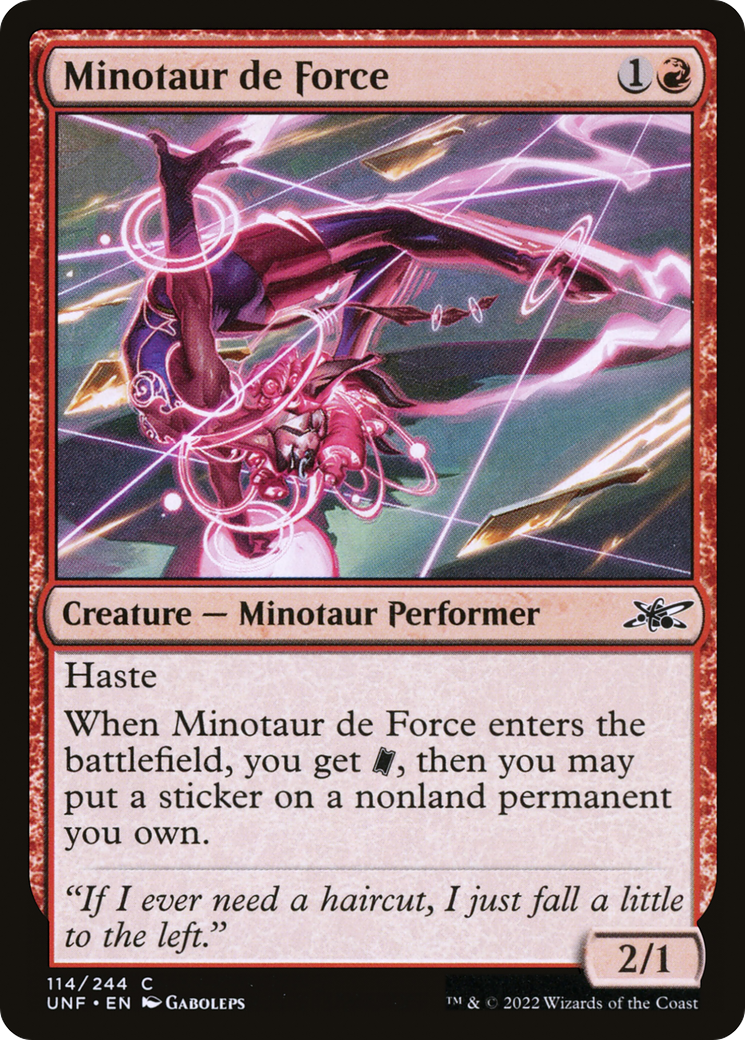 Magic: The Gathering - Minotaur de Force - Unfinity