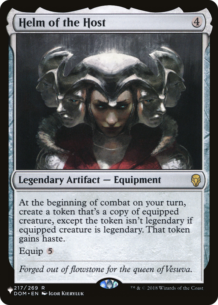 Magic: The Gathering - Helm of the Host - The List