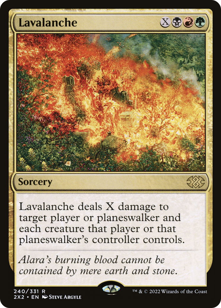 Magic: The Gathering - Lavalanche - Double Masters 2022