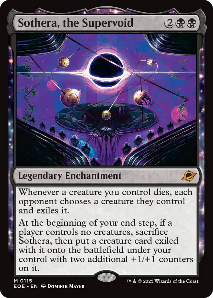 Magic: The Gathering - Sothera, the Supervoid Foil - Edge of Eternities