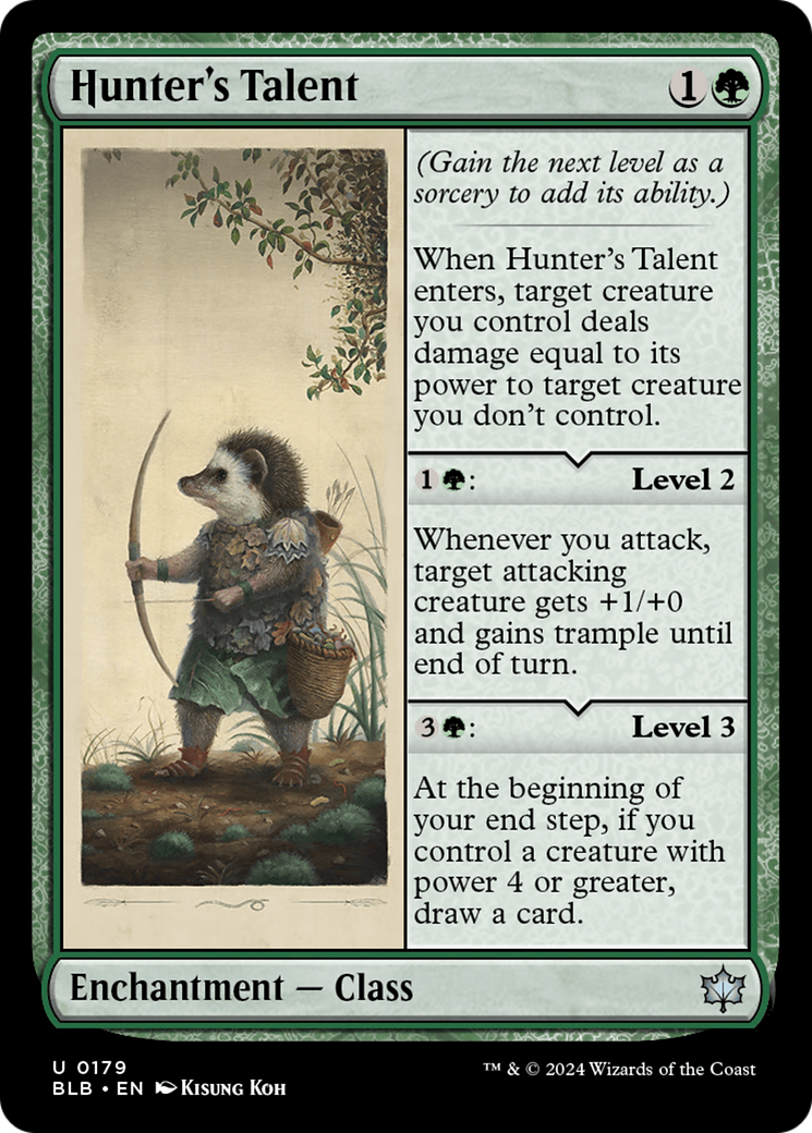 Magic: The Gathering - Hunter's Talent Foil - Bloomburrow