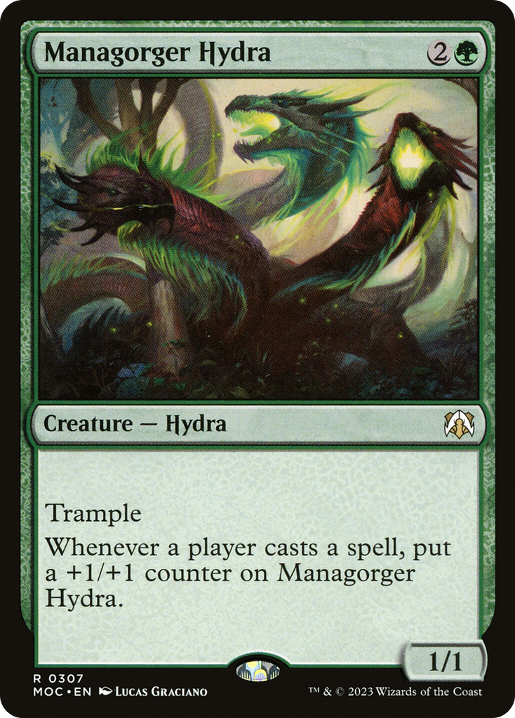 Magic: The Gathering - Managorger Hydra - March of the Machine Commander