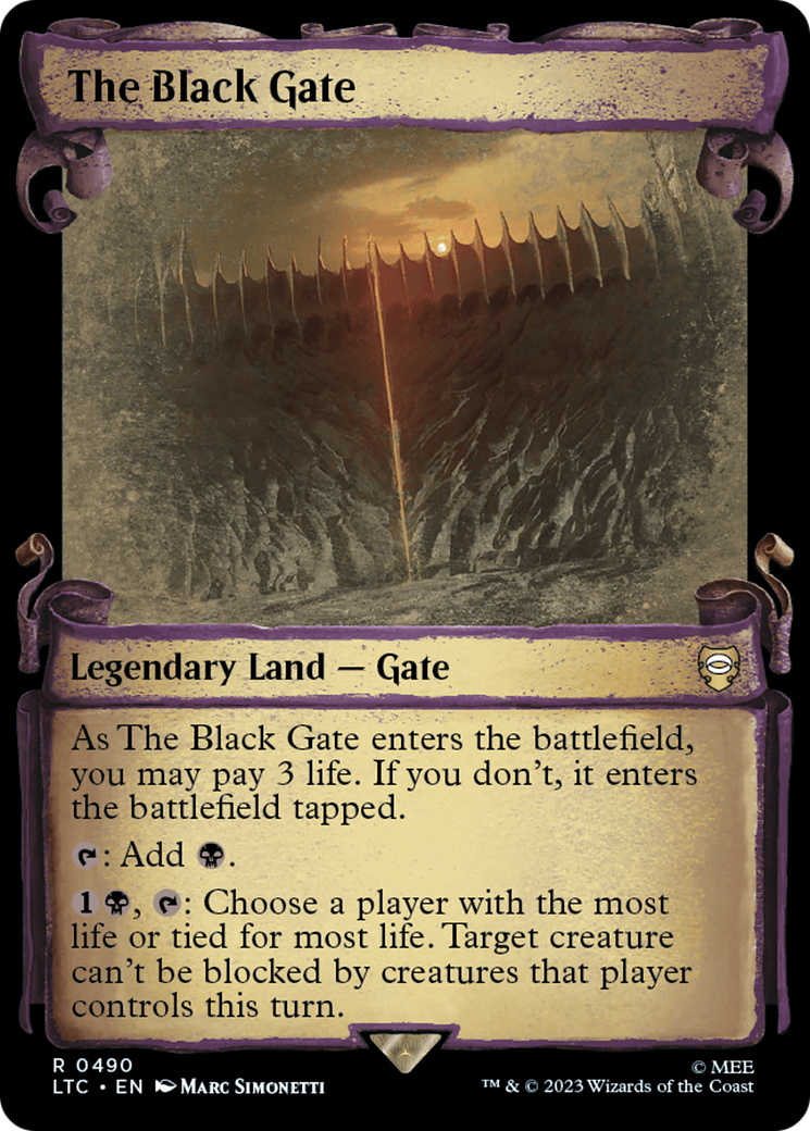 Magic: The Gathering - The Black Gate - Tales of Middle-earth Commander