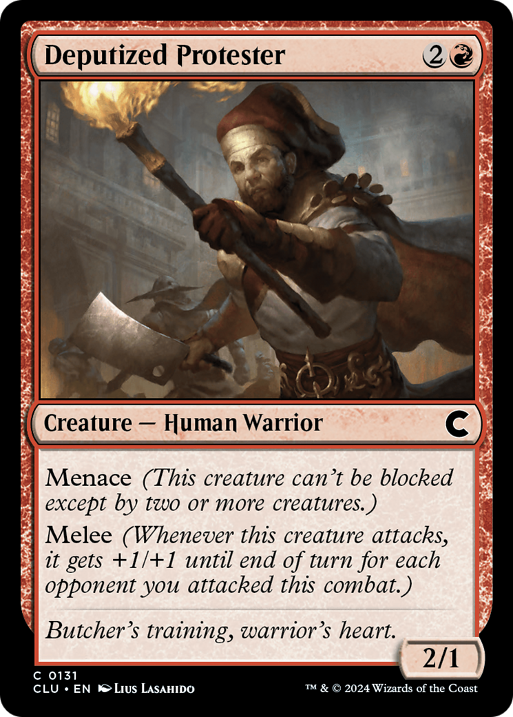 Magic: The Gathering - Deputized Protester - Ravnica: Clue Edition