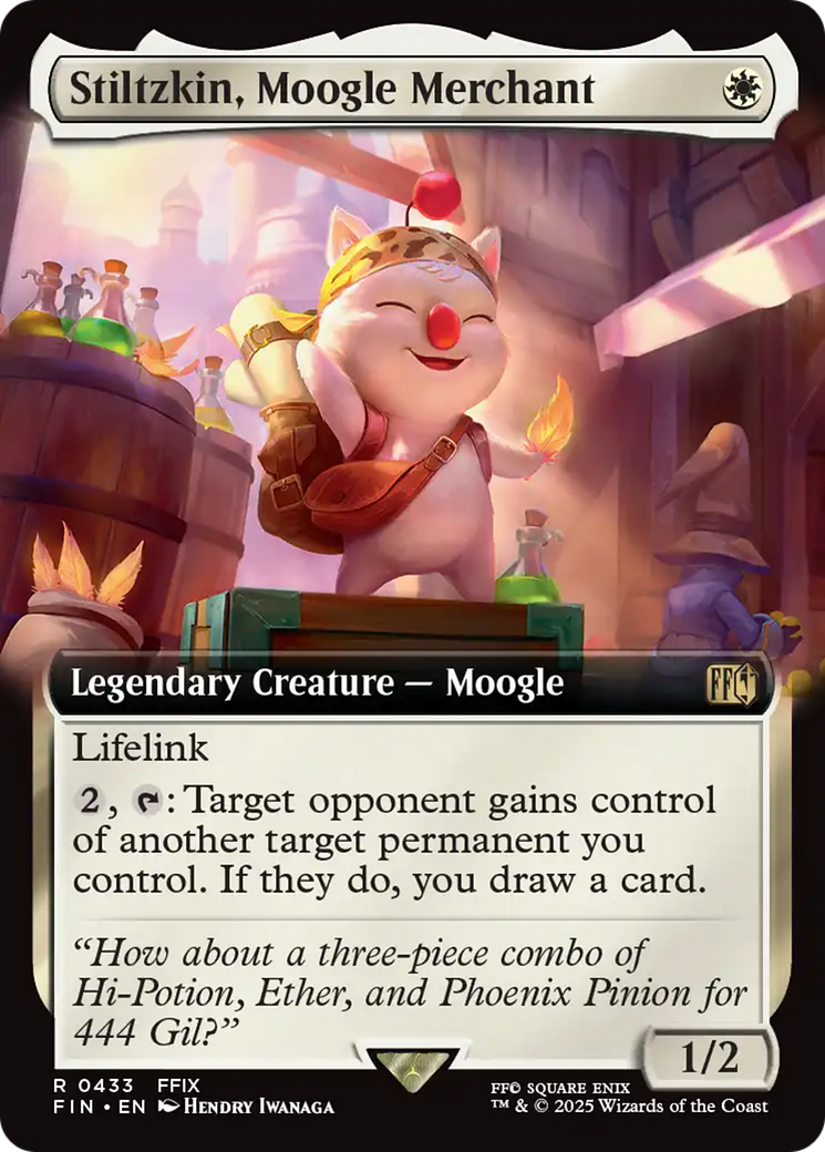 Magic: The Gathering - Stiltzkin, Moogle Merchant - Final Fantasy
