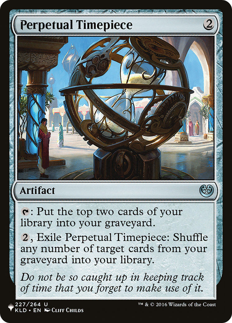 Magic: The Gathering - Perpetual Timepiece - The List