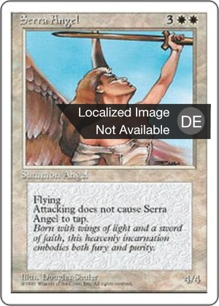 Magic: The Gathering - Serra-Engel - Fourth Edition
