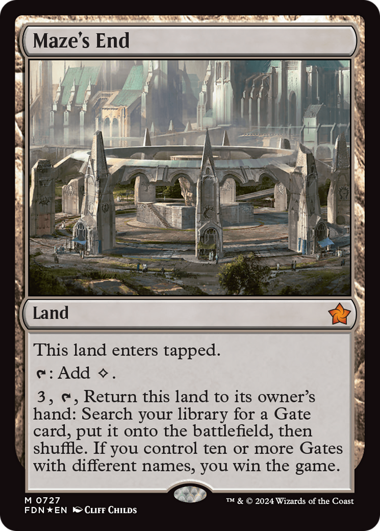 Magic: The Gathering - Maze's End Foil - Foundations